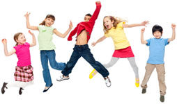 Children Jumping